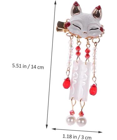 VICASKY 1 Pair Fox Tassel Clip Women Tassel Hair Clip Girl Hair Clips Tassel Drop Barrette Tassel Barrette Chinese Tassel Hair Clip Chinese Hair Accessories Chinese Tassel Hairpin - Buy Online on GoSupps.com