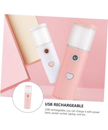 VINTORKY Facial Humidifier Mini Humidifier Skin Moistener Facial Mist Sprayer Nano Misting Sprayer Pink Abs - Buy Online on GoSupps.com