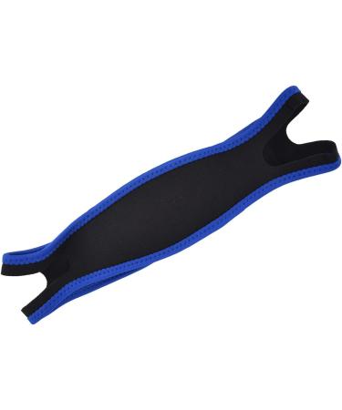 Anti-Snore Chin Strap - Breathable Nylon Snoring Headband for Men & Women - Blue & Black - Buy Online on GoSupps.com