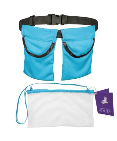 Mastectomy Drain Holder | A Mastectomy Recovery Must Haves | Adjustable Mastectomy Drain Pouch Holder with Shower Bag Set for Breast Surgery Recovery Supplies (Serene Sky) Cosy Morning