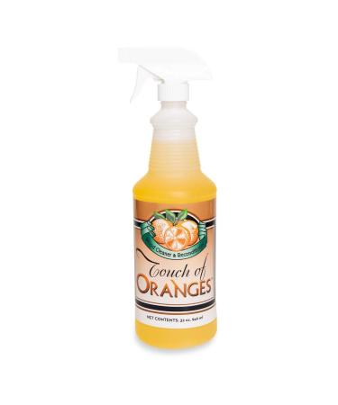 Touch Of Oranges Wood Cleaner & Polish Spray Real Orange Oil Luster Finish, Clean Kitchen Cabinets, Hardwood Floor and All Wood, Restorer, Conditioner - 32 oz