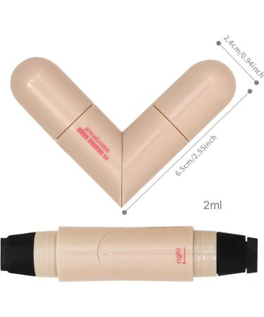 Eyeliner Stencil Double Tip Pencil Smudge Resistant Makeup Tool Lightweight Beauty Accessory Precision Eye Guide Smooth Application Aid Cosmetic Helper for Travel Black - Buy Online on GoSupps.com