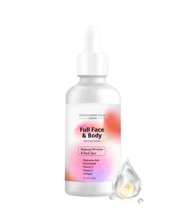 Firming Facial Treatment - 30ml Body Care Drops | Facial Moisturizing Solution - For Skin Barrier Repair Lifting Beauty Day & Night Travel