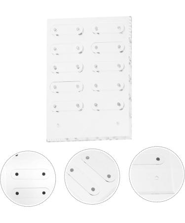 FRCOLOR 1 Set Nail Display Board Women Ideas Womens Ideas Nail Art Display Board Nail Gel Color Showing Board Nail Display Stand Peg Board Display Stand False Tip Display Rack 20x16cm Transparent 1 - Buy Online on GoSupps.com