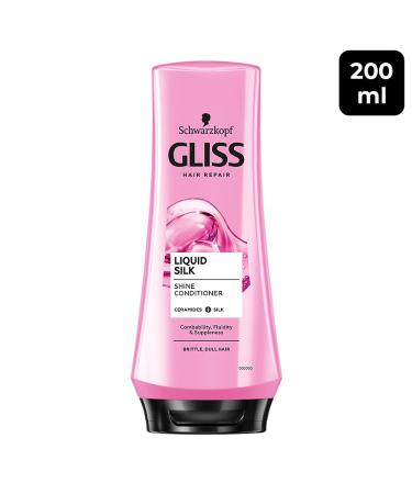 Buy Schwarzkopf Gliss Liquid Silk Gloss Conditioner 200ml - 6 Pack | International Shipping Available - Buy Online on GoSupps.com