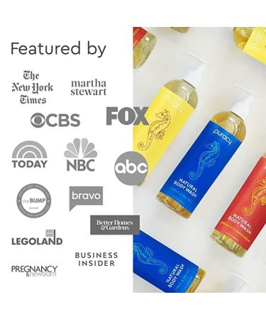 Puracy Coconut & Vanilla Body Wash - 98.6% Pure Plant Ingredients - Moisturizing Shower Gel for Women, Men, Kids - Gentle Soap for Dry, Sensitive Skin - 12 Oz - Buy Online on GoSupps.com
