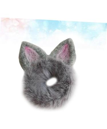 FRCOLOR Cat Ear Hair Ties Bunny Ear Scrunchies Cat Ear Scrunchie Headband Holder Stuffed Bunny for Bunny Ear Hair Bands Girl Stuffed Animals Decor Ponytail Holder Curly Miss Pompom - Buy Online on GoSupps.com