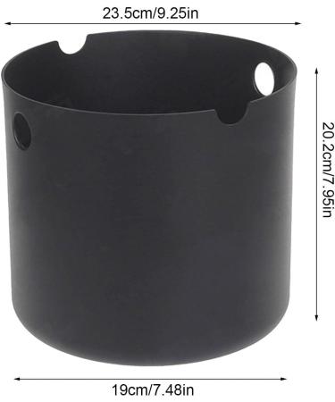 Aluminum Sauna Bucket 7L Aluminum Bucket Large With Spoon Aluminum Sauna Barrel Black Sauna Bucket Handmade Sauna Bucket Sauna Spa Accessory - Buy Online on GoSupps.com