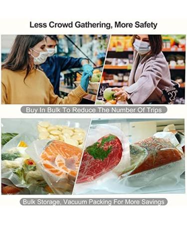KitchenBoss Food Vacuum Sealer Machine - Automatic Sealing for Dry and Moist Foods | Includes 5 Pcs Food Vacuum Bags - Buy Online on GoSupps.com