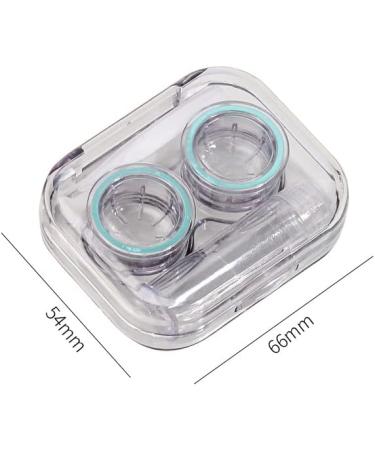 Mobeon Travel Contact Lens Container Set - 4 Durable Etui Storage Cases with Screw Cap for Safe Contact Lens Storage - Buy Online on GoSupps.com