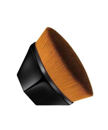 SUPER SOFT Foundation Makeup Brush Flat Top for Blending Liquid Cream or Flawless Powder(black)