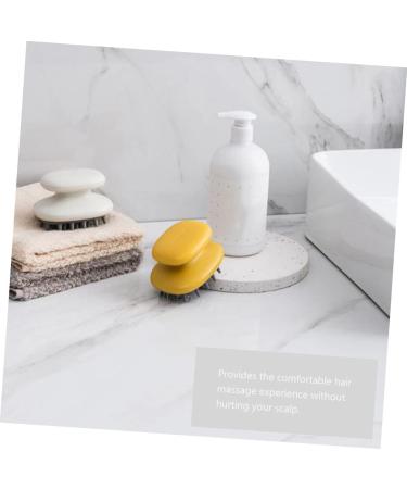 Tovinanna 2-Piece Silicone Massage Comb Set | Scalp Shampoo Massager & Hair Brush for Relaxing Hair Care - Buy Online on GoSupps.com