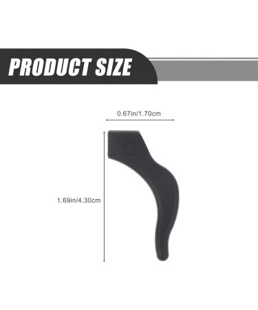 EXCEART Silicone Eyeglass Holder - Anti-Slip Ear Hook & Comfortable Temple Tip - 4.3X1.7CM - International Shipping Available - Buy Online on GoSupps.com