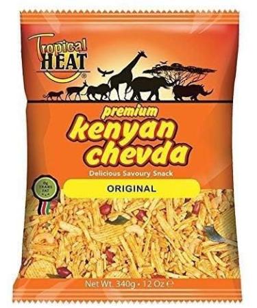 Chaleur tropicale Kenyan Chevda - Original - 340 g - Lot de 4