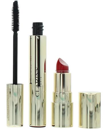 Clarins Glam Squad Gift Set: Supra Volume Mascara 8ml & Mini Joli Rouge - Buy Online on GoSupps.com