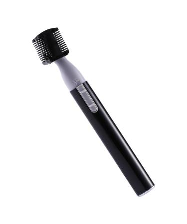 Portable Electric Razor & Trimmer - Women's Facial & Eyebrow Hair Remover (Black) - International Shipping Available - Buy Online on GoSupps.com