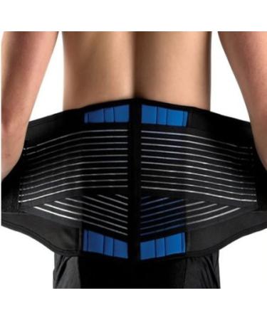 Double Pull Lumbar Lower Back Support Brace Exercise Belt 5XL
