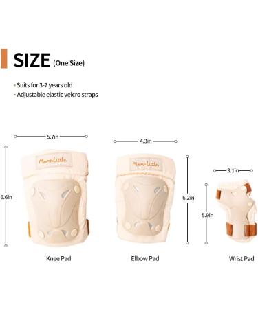 MOMnLittle Kids Protective Gear Set for Bike, Skateboard, Scooter - Knee, Elbow, Wrist Pads for Boys and Girls - Buy Online on GoSupps.com