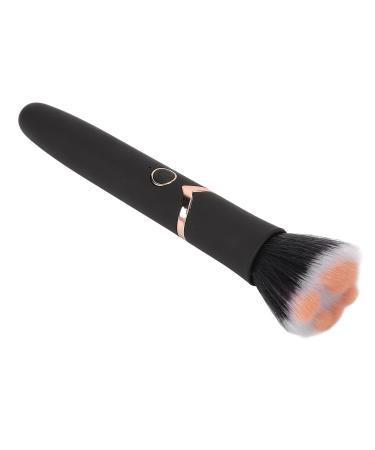 Portable Waterproof Blush Makeup Brush - Electric Vibration Hair Brush for Loose Powder - 10 Gears Black - Buy Online on GoSupps.com