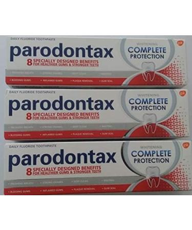 Parodontax Complete Protection Whitening Toothpaste Set - 3 x 75ml | Best International Shipping - Buy Online on GoSupps.com