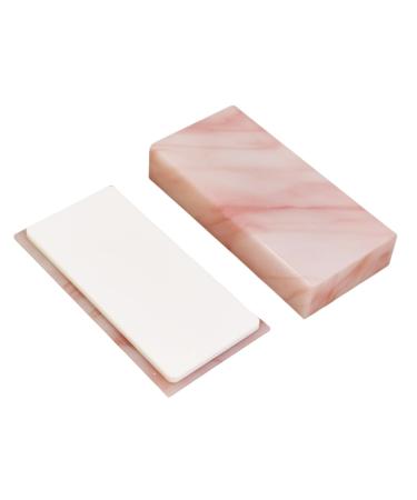 Eyelash Grafting Pallet with Cover - Dust-proof Acrylic Lash Tile Holder for Beauty Artists & Beginners in Marble Pink | Eyelash Extensions Storage Gasket Pads - Buy Online on GoSupps.com