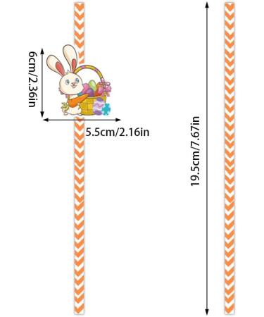 Easter Day Decorations for Easter Party Supplies - Including Glitter Cake Topper Cupcake Topper Easter Day Theme Paper Straws & Cupcake Decoration - Buy Online on GoSupps.com