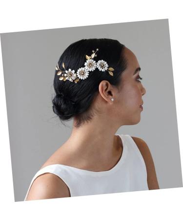 DOITOOL Floral Vintage Hair Rhinestone Hair Barrette Crystal Flower Hair Side Comb Bridal Hair Clip Hair Rhinestones Bridal Shower Headpiece Hair Pin Flowers Wedding Bride - Buy Online on GoSupps.com