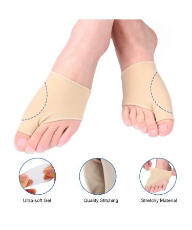 Haofy Hallux Valgus Bandage Bunion Corrector with Gel Pad - Effective Toe Spreader Socks for Pain Relief & Big Toe Treatment - Buy Online on GoSupps.com