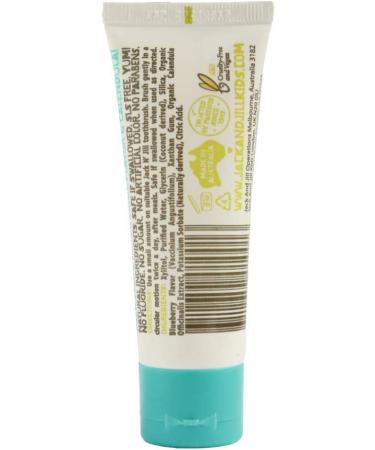 Jack N' Jill Natural Kids Toothpaste - Blueberry & Strawberry - Organic | Gluten Free | Vegan | BPA Free - 1.76 oz (Pack of 2) - Buy Online on GoSupps.com