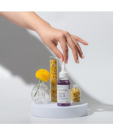 SOLASTA Collagen Toner - Rejuvenate Skin's Glow | Deep Nourishing Facial Toner with Hydrolyzed Collagen for Elasticity & Radiance - International Shipping Available - Buy Online on GoSupps.com