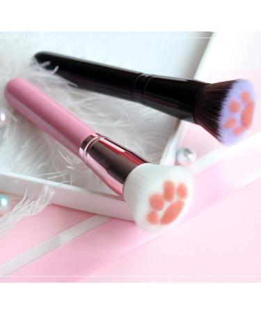 Professional Cat Paw Makeup Brush Soft Fiber Bristles for Perfect Blending Suitable for Foundation Pre Makeup and Repairing (a) - Buy Online on GoSupps.com