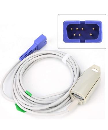 Compatible with Nonin 8000AA Spo2 Sensor Adult Finger Soft 3.2ft 7-pin connector
