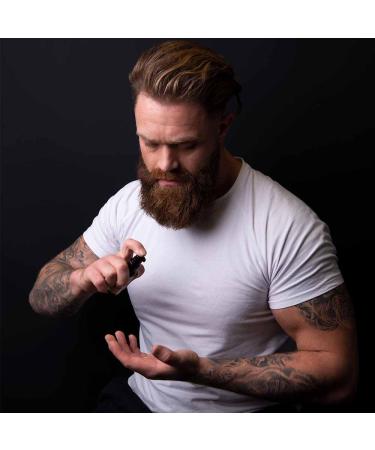 Black Edition Beard Oil 100ml - Natural Nourishing Formula for Healthy Beard Growth - Buy Online on GoSupps.com