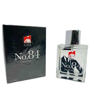 G.B.S No.84 - Eau De Toilette - Fresh Romantic Smooth Scent Smells Like a Fresh Shave Long Lasting Cologne Gift For Men (3.4 Fl oz)
