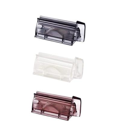GHzzY Toothpaste Tube Squeezer - Bathroom Squeezer Tool for Squeezing Toothpaste, Paint Tube, Hair Dye and Hand Cream (3 Pack)