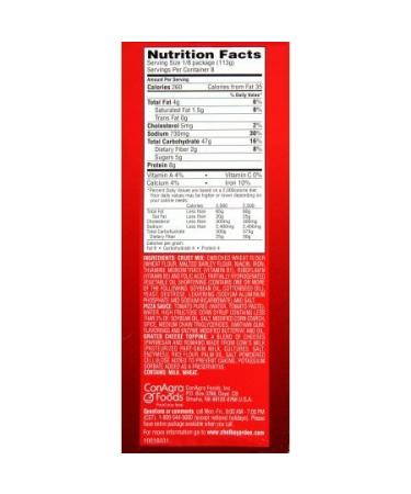 Chef Boyardee Cheese Pizza Kit - Makes 2 Pizzas - 31.85 Oz (Pack of 4) - Buy Online on GoSupps.com
