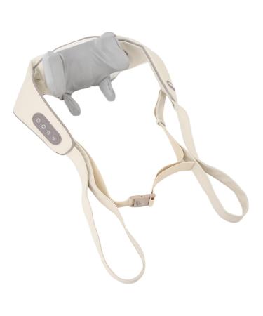 Knetting neck massage device with heat electric shiatsu deep fabric 4D-knet massager kneading back neck and shoulder massager for home use