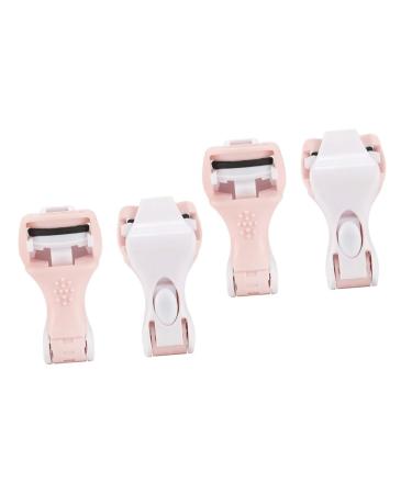 POPETPOP 2 Sets Eyelash Curler Kit Makeup Eyelash Curler Eyelash Curler Pads Beauty Tool Beauty Eyelash Curler Kit para Pesta as Eye Lashes Curling Clip Travel Portable Pink Lip Gloss