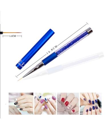 Gracelaza 3pcs Nail Art Brush Set - UV Gel & Acrylic Paint Pens for Perfect Designs - Buy Online on GoSupps.com