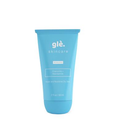 Gle Moisturizing Cream with Niacinamide  Face Moisturizer for Dry Skin with Hyaluronic Acid and Ceramides | Fragrance Free Paraben Free  Oil Free for Acne Prone Skin | Travel Size 2 fl oz All Skin Types