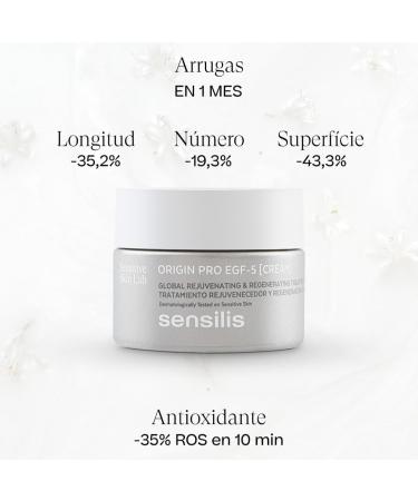 Sensilis Origin Pro EGF5 facial cream regenerating softens and repairs the skin with 5 cell growth factors suitable for normal and dry skin 50 ml - Buy Online on GoSupps.com