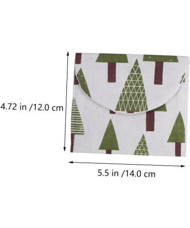 Lurrose 6pcs Napkin Storage Bag - Zippered Mini Purse Storage Bags for Menstrual Pads and Women's Essentials - Buy Online on GoSupps.com