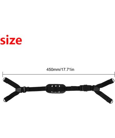 Andux Reusable Helmet Chin Strap TKXBT-01 Black | High-Quality Adjustable International Shipping Available - Buy Online on GoSupps.com
