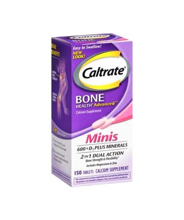 Caltrate Minis Plus Minerals - 150 Mini Tablets