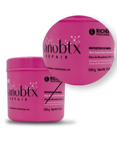 Rich e NanoBtx Repair Mass Replenisher with Hyaluronic Acid - 500g | Best International Shipping & Hair Repair Solution - Buy Online on GoSupps.com