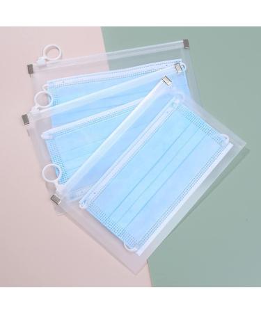 Storage Bag for Anti Dust Disposable Face Shield | Portable Waterproof Zipper Pouch for Travel & Office | Colorless - Buy Online on GoSupps.com