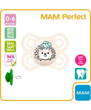 MAM Skin Soft Silicone Pacifier Set for Boys | 0-6 Months | 4 Pack with Sterilized Transport Boxes - International Shipping Available - Buy Online on GoSupps.com