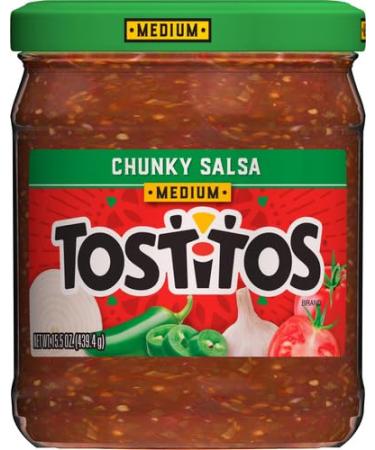 Tostitos Medium Chunky Salsa - 15.5 oz Jar | Authentic Mexican Flavor - Buy Online on GoSupps.com