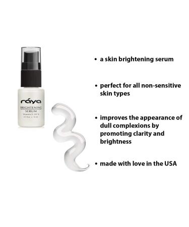 RAYA Brightening Serum | Brightening & Color Restoring Facial Treatment | Vitamin C & A for All Skin Types - Buy Online on GoSupps.com