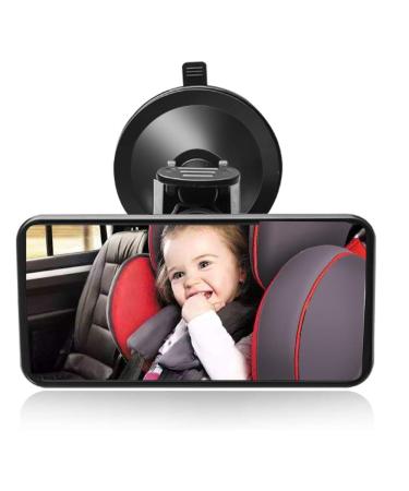 SunTop Car Baby Mirror Adjustable Rear Seat Mirror for Babies Rearview Mirror with Suction Cup Rear Seat Mirror Baby Children Rearview Mirror